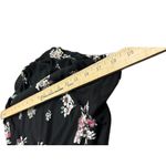Maurice's  Black Floral‎ Halter Maxi Dress S Wedding Cruise Vacation Cottagecore Photo 6