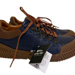 Spring Step Lazarlo Low Top Sneaker Shoes Women’s Leather Blue sz 39 8.5 NWOB Photo 0