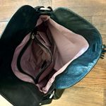 BALLY black leather hobo, tassel tieclosure, made in Italy Photo 5