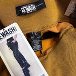 REWASH  Brown Faux Leather jogger style Pants Photo 3