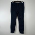 Pilcro Shimmer High-Rise Denim Leggings Gold Metallic Skinny Jean Size 30 Photo 2