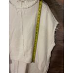 Free People  Top Size Medium cream lounge sleeveless oversized Photo 4