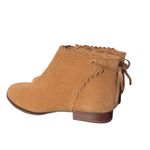 Jack Rogers Charlotte Suede Leather Ankle Boots Size 7 Booties Waterproof Bow Photo 6