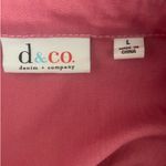 Denim & Co Women Jean Jacket L Pink Long Sleeve Feminine Denim Western Cowgirl Photo 1