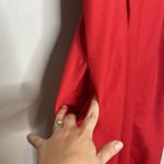 SEA New York Red 100% Wool Jumpsuit Wide Leg Size 0 Photo 3