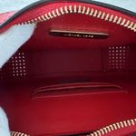 Michael Kors Ginny Bright Red Leather Medium Crossbody Camera Bag Photo 9