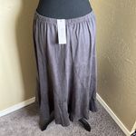 Urban Coco  Women's Vintage Elastic Waist A-Line Long Midi Skirt NWT Photo 1