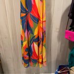 Nicole Miller Cute NWOT floral tropixal maxi pull on dress  jungle beach safari Photo 12