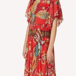 Red Valentino NWOT  bird of paradise forest dress Photo 3