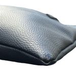 Vince Camuto Luck Tote Vegan Leather in Black with Gray Block Stripe on Front Photo 7