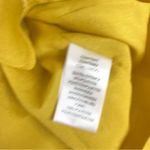 WAYF Yellow Gold Snake Print Long Sleeve Mini Dress Ruched Low Cut Large New Photo 10