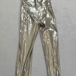 NWT Adidas Ivy Park Metallic Catsuit Women L Jumpsuit Sleeveless Leggings Shiny Gold Size L Photo 0