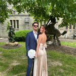 Revelry Steph Satin Dress Gold Size 0 Photo 1