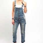 Free People  Light Blue Denim Overalls size 29 Photo 8