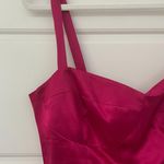 Reformation Fonda Dress Rhubarb Silk Photo 9