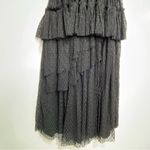 Joie  Johnesha Black Swiss Dot Lace V Neck Sleeveless Dress 0 Photo 10