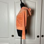 c'est toi ORANGE SHERBET VELOUR VELVET ZIP UP HOODIE Photo 1