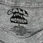 Call Your Mother Floral Chinese‎ Script Gray TShirt Size Medium Indie Streetwear Photo 2