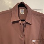 Lee NWT Layers Size XS Mauve Long Sleeve Button Front Collared Shacket Shirt Photo 1