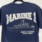 NYFD Marine 1 John D. McKean Retired Fireboat Men’s T Shirt Size M Navy Blue Size M Photo 5