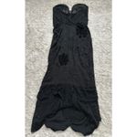 Handmade Gorgeous 2 Piece Fully Beaded Silk Corset Maxi Dress Black Tie Formal Photo 5