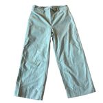 Talbots  green high rise wide leg crop chino pants 4 Photo 1
