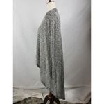 Acemi Women's Cardigan Gray Chevron Tight Knit High Low Lightweight Long Sleeve Photo 2