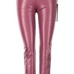 CARBON38 Metallic Dark Pink High Rise 7/8 Leggings Photo 0
