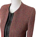 Sandro  Violaine Tweed Jacket Women’s Size Medium Zip Front Career Blazer Photo 6