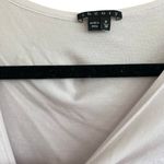 Theory  Pale Lavender Cropped Sleeve Knit Top Size Small Photo 1