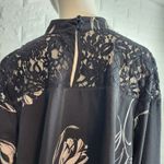 Band of Gypsies  long sleeve lace accent top size M Photo 6