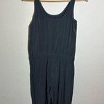 Vince . 100% Silk Charcoal Jumpsuit Size 0‎ Photo 6