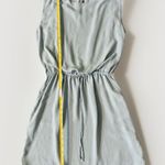 Krisa Revolve   Sleeveless Green Drop Waist Quiet Luxury‎ Mini Dress Pockets  L Photo 7