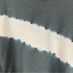 Halcyon Gray Tie Dye Stripe Dropped Shoulder Long Sleeve Top Sweatshirt S Photo 2