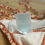 Kona Sol  Size Small Floral Orange Women's Teen Girl Bathing Suit Bikini Swim Top Photo 5
