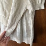 Anthropologie 🔴MOTH  size M heather ivory 3/4 dolmen sleeve knit top/sweater Photo 4