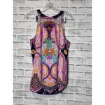 Rose & Olive Paisley Print Sleeveless Top Multicolor Boho Festival Tank Top Pink Size M Photo 2