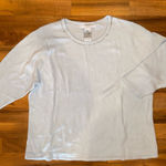 Sag Harbor  3/4 sleeve‎ baby blue sweater with embellished neckline 1x Photo 0