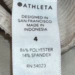 Athleta Brooklyn Textured Jogger Size 4 Beige Leopard Print Travel Abalone Grey Photo 6