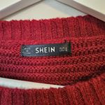 SheIn Sweater Colorblock Stripe Red Yellow Green Knit Business Casual Fall Cute Photo 3