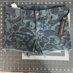 Citizens of Humanity NWT  Manic Cheeky Short Paisley Frayed Size 27 Photo 3
