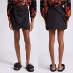 Farm Rio NWOT  Black Tafeta Mini Skirt. MSRP $145 Photo 4