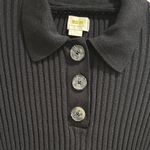 Maeve   by Anthropologie Black Knit Top Photo 3