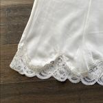 Vintage Lace Trim Slip Womens Sz Small Cream Knee Length White Photo 2