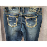 Amethyst  Low Rise Bootcut Jeans, Blue Denim, Women’s Size 7 Regular Photo 4