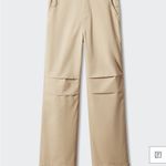 Mango ‎ Tan Wide Leg Pants Photo 1