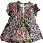 Anthropologie ‎ Akemi + Kin Grace Floral Smocked Top Multi Size Medium Photo 1