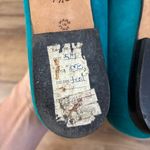 St. John  Teal Suede Ballet Flats Shoes Vintage Photo 7