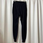 SheIn Solid Black Stretchy Waist High Rise Joggers Athletic Pants Size Medium Photo 4