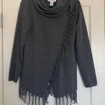 Design History Cashmere Fringe Sweater Photo 0